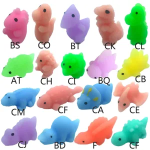 Cute dinosaur mochi squishy toys bulk silicone soft stress relief anxiety fidget toys detail view.