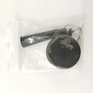 Portabolígrafos de silicona retráctil llavero carrete elástico negro 4cm herramienta útil