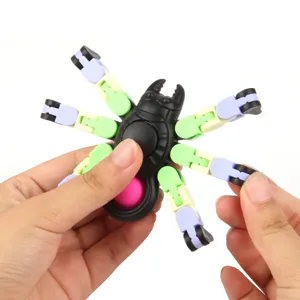 Giocattolo antistress articolato a forma di insetto, catena fai da te creativa con bolla.