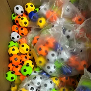 4cm mini plastic soccer ball fidget spinner toy, stress relief decompression toy bulk pack.
