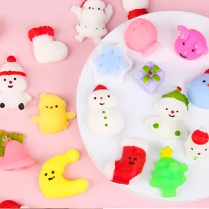 Natale giocattoli squishy simpatici mini mochi regali di decompressione novità kawaii arte