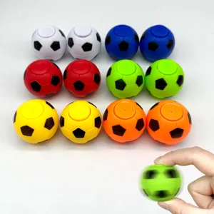 4cm Football Fidget Spinner Toy Stress Relief Hand Spinner Colorful Toy For Kids Adults