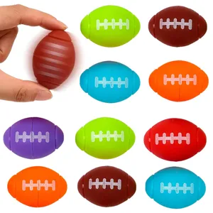 Rugby Fidget Spinner Stress Relief Toy Plastic Hand Spinner Portable Decompression Toy Finger Sensory Toy