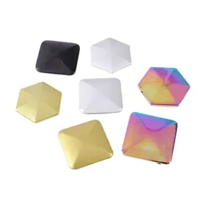 Metal Kinetic Desk Toy Fidget Spinner Office Decompression Alloy Square Hexagon Flip Gyro Stress Relief Finger Toy