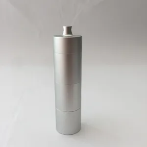 Portable aluminum waterproof pill box outdoor survival container silver canister