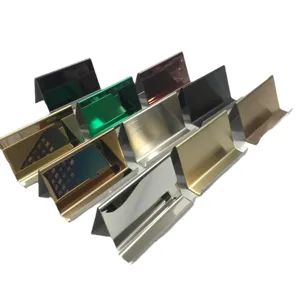 Portabiglietti da visita da scrivania professionale in acciaio inossidabile multicolore