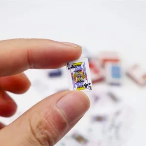 Miniatur Spielkarten kleine Neuheit Streich Spaß Finger Poker tragbares kleines Kartendeck