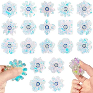 Creative Colorful Finger Spinner Laser Water Ripple Aurora Fidget Spinner Acrylic Stress Relief Toy Desktop Toy