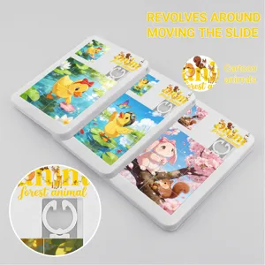 Gioco puzzle scorrevole con cartoni animati regalo 16 griglie per bambini piccoli