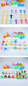Uova di Pasqua colorate e giocattoli novità sfusi per feste e vendita all'ingrosso.