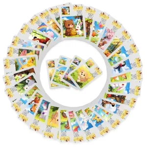 Bambini simpatico puzzle scorrevole cartone animato 16 griglie labirinto animale regalo ingrosso