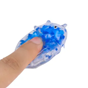 Detailed view of the cute dinosaur water bead squeeze toy, perfect for stress relief and fun play.