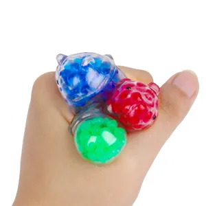 Squeeze toy dinosaur water beads sensory stress relief toy cute animal ball for kids adults