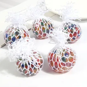 Set di palline antistress a rete, giocattoli sensoriali TPR per relax e divertimento.