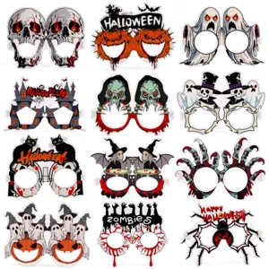Gafas de fiesta de Halloween divertidas accesorios de fotos de disfraces espeluznantes