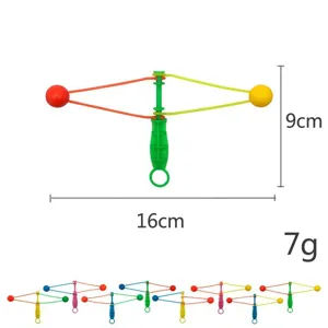 Traditional nostalgic swing toy plastic clacker ball with multi-color variants 16x9cm