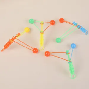 Traditional nostalgic swing ball toy, colorful plastic handheld clacker for kids and party fun.