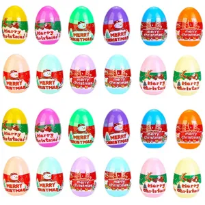 Kleurrijke kerst twist eieren plastic speelgoed vakantie blind box groothandel cadeau feest