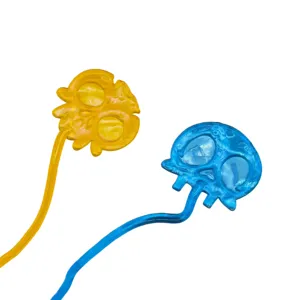 Halloween decompression wall climbing sticky toy funny skull stretchy vent toy for kids