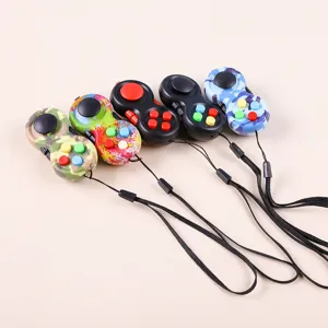 Bunter Fidget Toy Controller mit Umhängeband, Anti-Stress Handheld Spielzeug für Kinder.