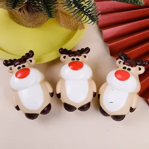 Christmas reindeer PU slow rebound toy cute squeeze doll holiday decompression gift