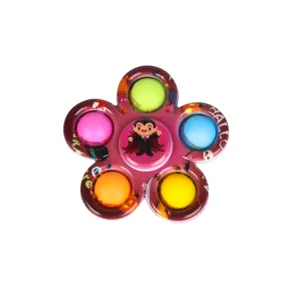 Juguete sensorial antiestrés fidget spinner pop bubble de Halloween para niños