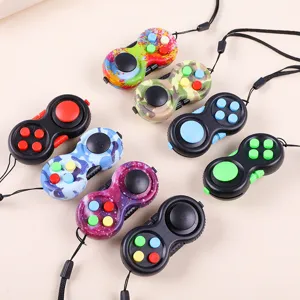 Fidget Pad Stressabbau Spielzeug Gamepad mit Trageband, buntes tragbares Sensorikspielzeug.