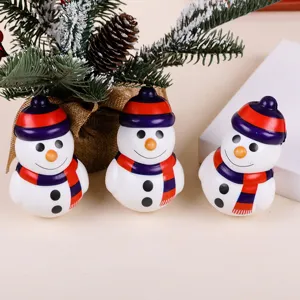 Christmas snowman slow rebound PU stress relief toy decompression squeeze doll gifts