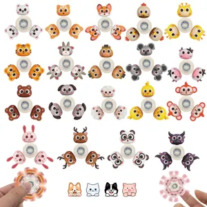 Creative Cartoon Animal Tri Fidget Spinner Acrylic Stress Relief Hand Spinner Toy