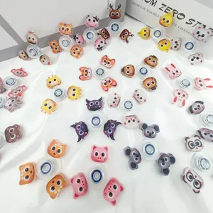 Cute cartoon animal fidget spinner toys set for stress relief and kids entertaining play.