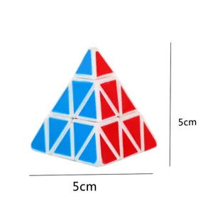 5cm Pyramide Zauberwürfel 3x3 Finger Puzzle Pädagogisches Dekompression Spielzeug