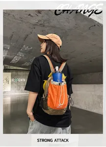 Sac à dos de randonnée de camping petit sac de poitrine léger et décontracté voyage tasse de couleur