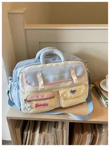 Ruime reistas voor dames, schattige casual weekendtas met meerdere vakken en stijl.