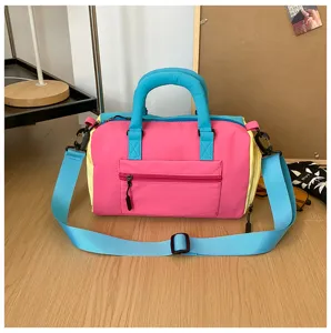 Μικρή αθλητική τσάντα colorblock ελαφρύ casual τσάντα ώμου ταξιδιού για άνδρες outdoor
