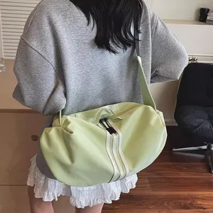 Lightweight casual travel gym bag, large capacity crossbody bag for women daily sports outdoor use.