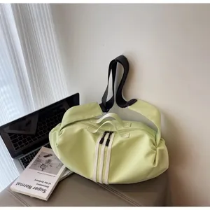 Lightweight casual women crossbody travel bag, large capacity duffel for sports and yoga fitness.