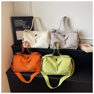 Sac de voyage décontracté en toile grande capacité sac de sport fitness pour femmes