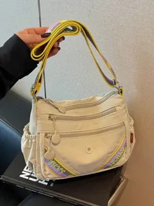 Casual Minimalist Nylon Crossbody Bag For Women Large Capacity Daily Commuting Shoulder Bag Versatile Fashion Handbag
