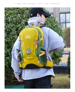 Outdoor hiking backpack 35L large capacity travel sports rucksack for men and women
