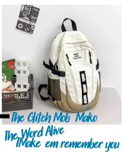 Neutraler taktischer Rucksack, Canvas Outdoor Wandern Reiseschultasche für Studenten.