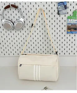 Casual large capacity canvas crossbody bag women minimalist stylish daily travel shoulder bag