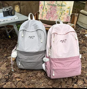 Outdoor travel lightweight backpack for women, large capacity stylish school backpack.