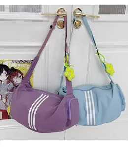 Lässige Nylon Umhängetasche Detail, große Kapazität Sport Schulter Duffel Bag Design.