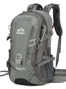Outdoor 35L hiking backpack for men and women, lightweight waterproof travel rucksack for camping.