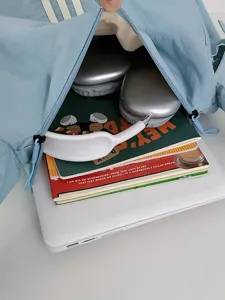 Leichte Reise-Umhängetasche, große Kapazität Schultertasche für Outdoor-Sport, blau.