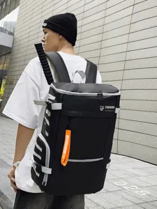 Zaino da badminton grande per sport all'aperto, borsa da fitness e viaggio con tasca per racchetta