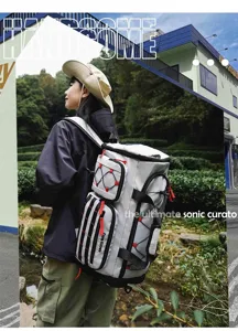 Large capacity travel backpack multi-functional outdoor sports fitness mountaineering luggage bag