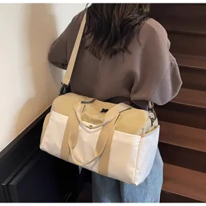 Grande borsa da viaggio per donna, borsa sportiva leggera per palestra e bagagli capiente.