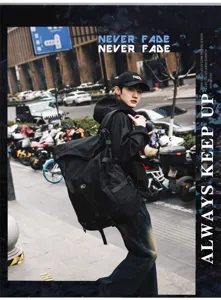Large capacity multifunctional outdoor travel backpack men sports daypack stylish urban luggage bag