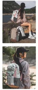 Professioneller Outdoor-Wanderrucksack, leicht, große Kapazität, wasserdichte Nylontasche.